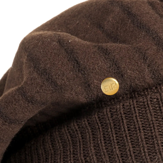 Soft French Beret in Knitted Wool