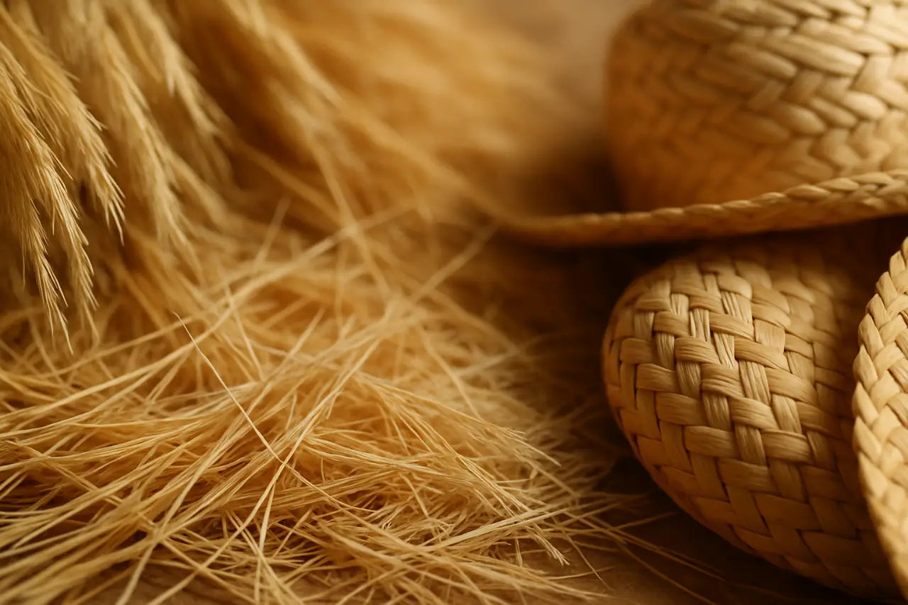 Fibre naturali grano marzuolo paglia Firenze materiali autentici
