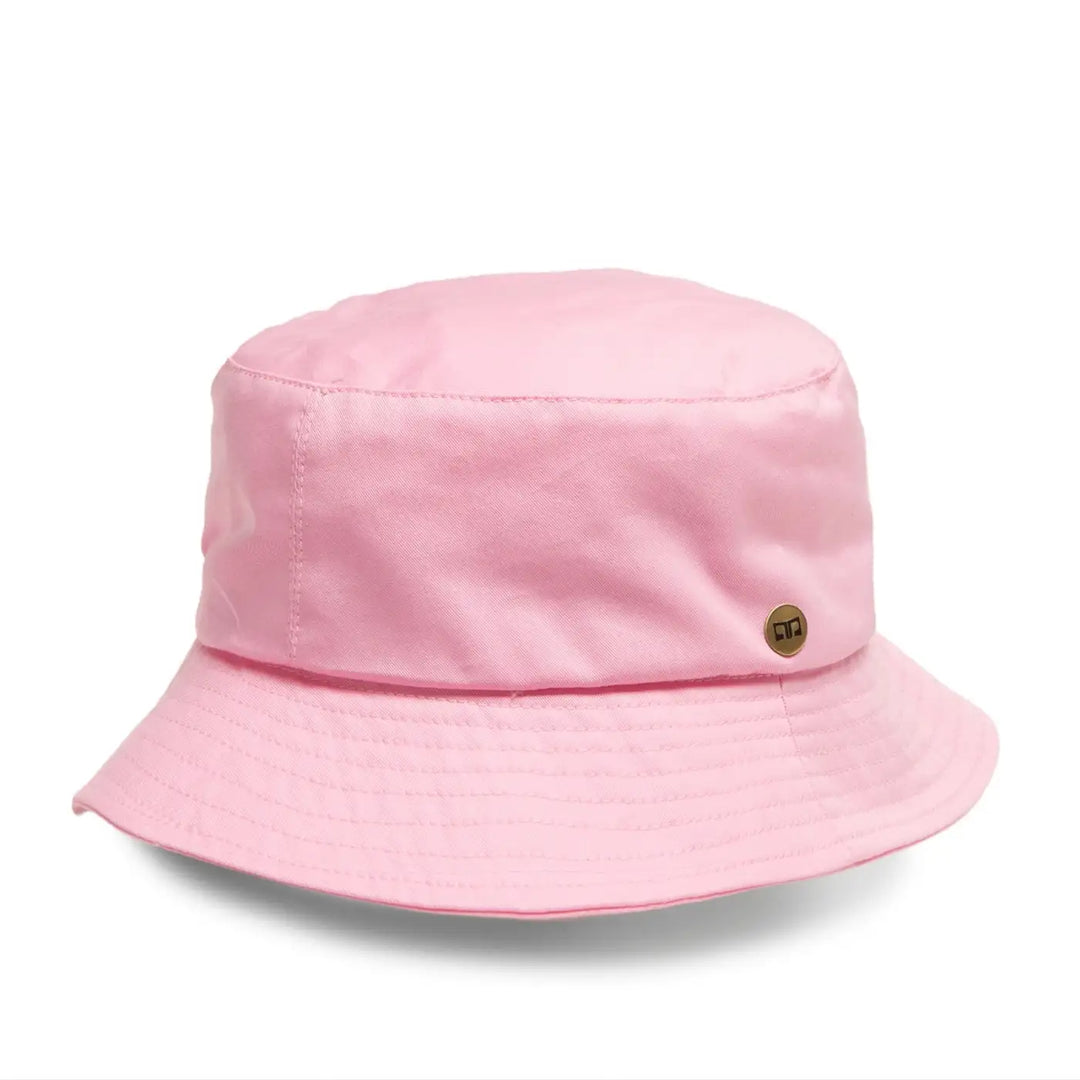 cappello da pescatore sartoriale estivo unisex foto con vista inclinata color rosa primario nesti