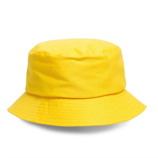 cappello da pescatore sartoriale estivo unisex foto con vista laterale color giallo primario nesti