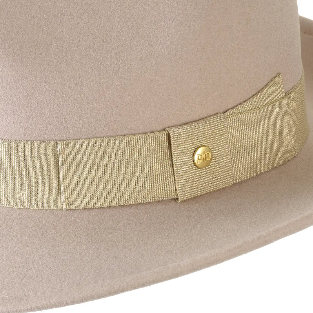 Cappello Fedora in Feltro di Cashmere Antipioggia