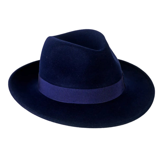 Cappello Fedora in Feltro di Cashmere Antipioggia