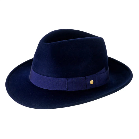 Cappello Fedora in Feltro di Cashmere Antipioggia