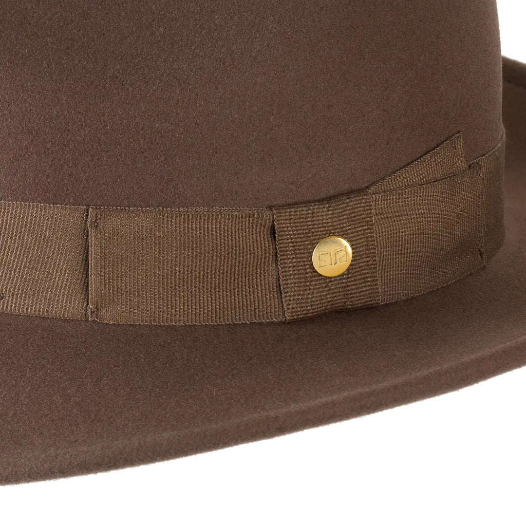 Cappello Fedora in Feltro di Cashmere Antipioggia