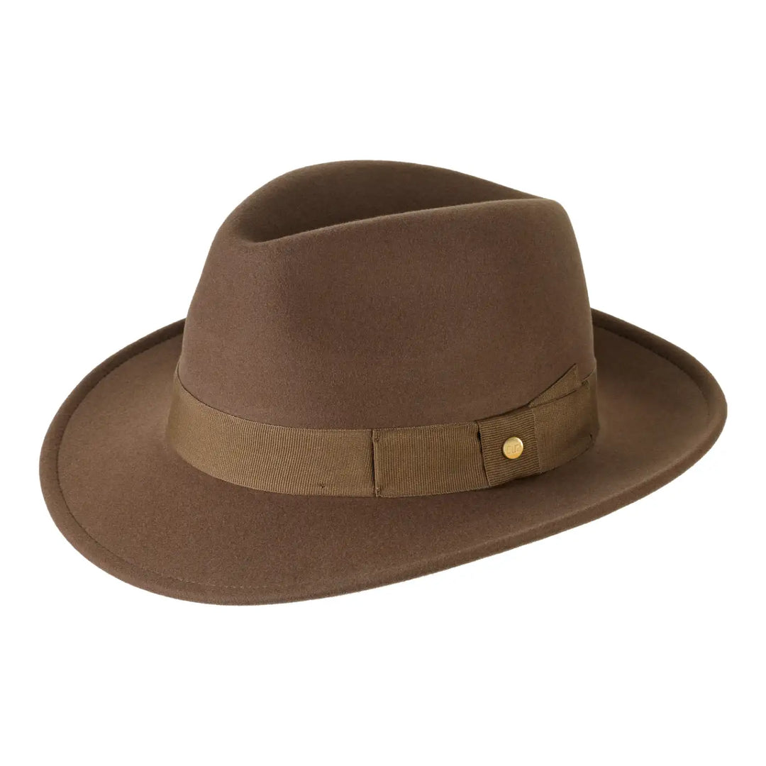 Cappello Fedora in Feltro di Cashmere Antipioggia