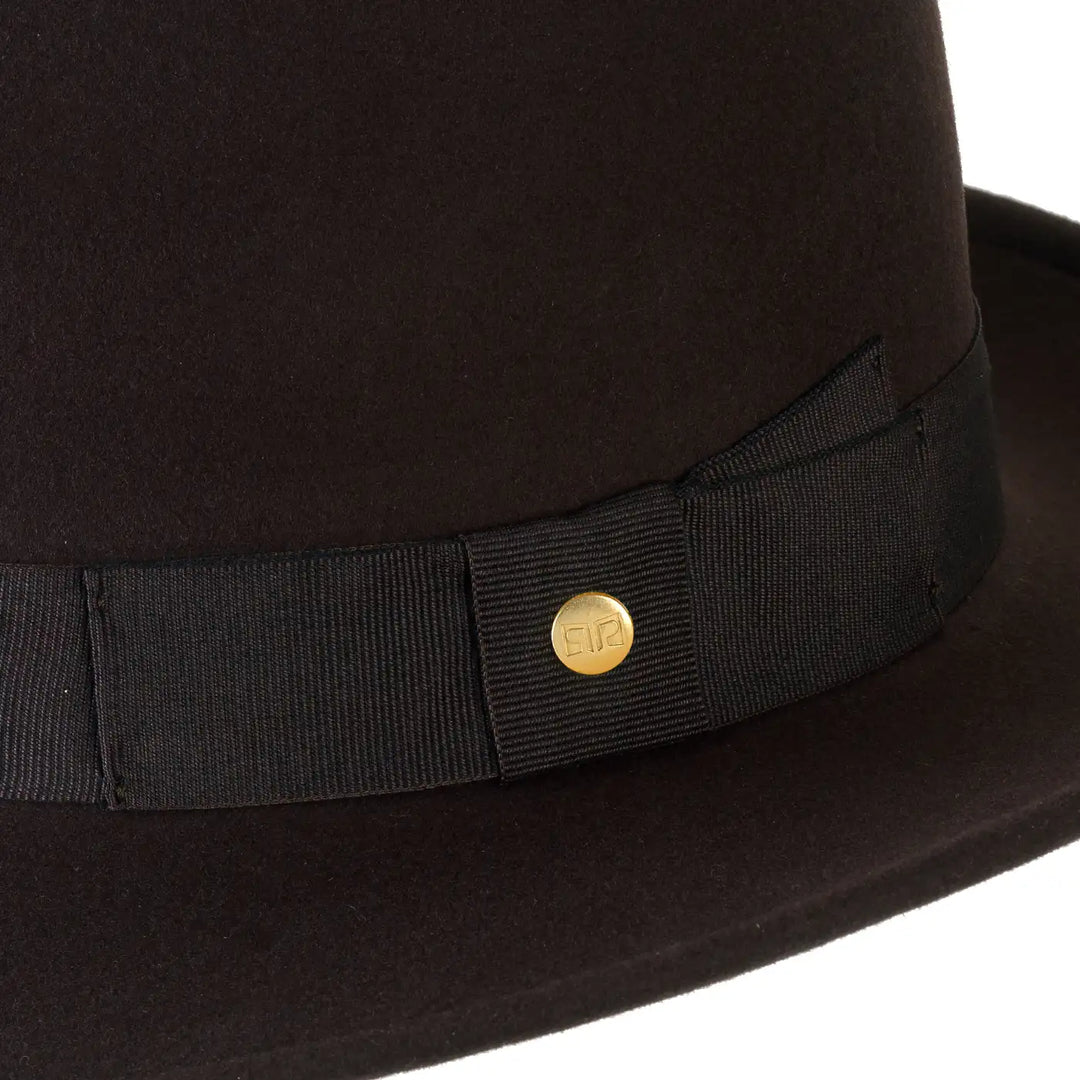 Cappello Fedora in Feltro di Cashmere Antipioggia