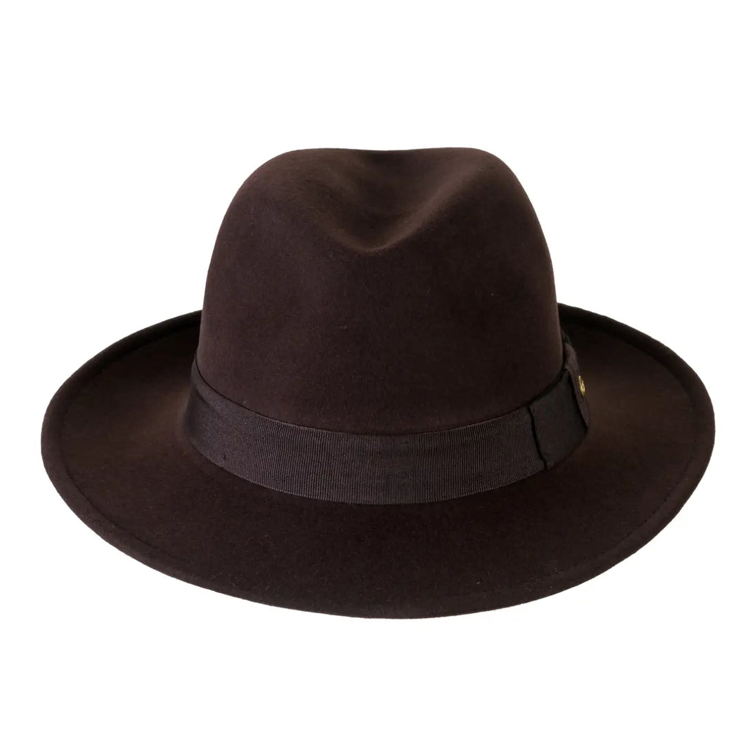 Cappello Fedora in Feltro di Cashmere Antipioggia