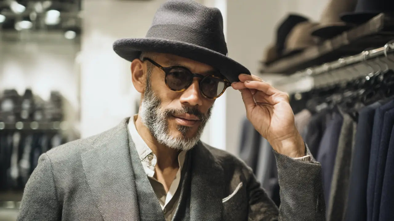 Nuove tendenze cappelli eleganti uomo maturo 2025